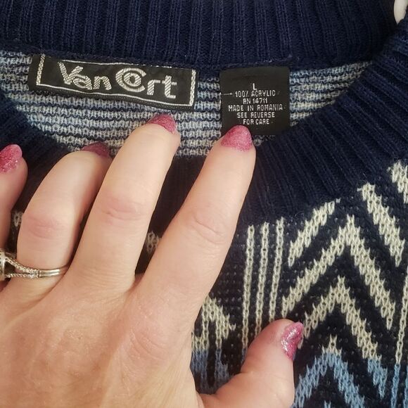 Vintage Coastal Grandpa Sweater - Picture 4 of 6